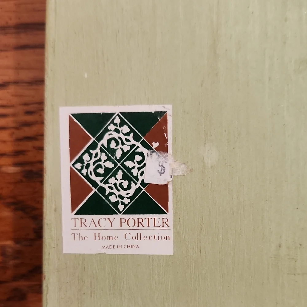 Vintage Tracy Porter Fruit-Themed Wall Mirror - Yellow and Green